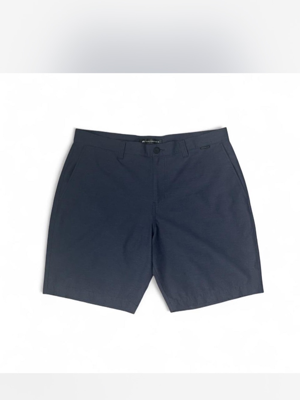 Travis Mathew Navy Flat-Front Performance Shorts